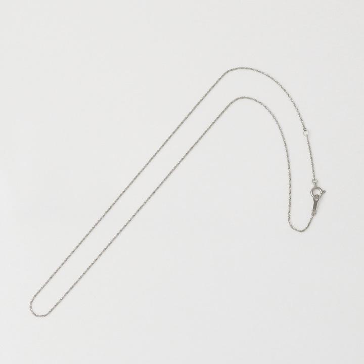 【6/14~15限定2500円OFFクーポン有】プラチナ ネックレス レディース メンズ シンプル チェーンのみ ベネチアンツイスト 0.7mm幅 ツイスト PT850の画像