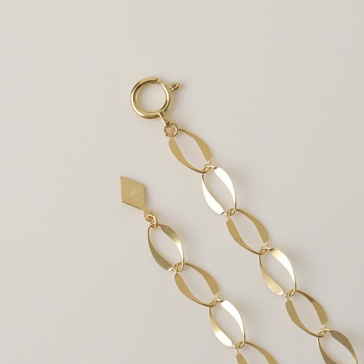 【土日限定8000円OFFクーポン有】 18金ネックレス ロングネックレス k18 80cm ネックレスチェーン オーバルフレア 4.8mm レディース ネックレス 18k | DEVAS | 06