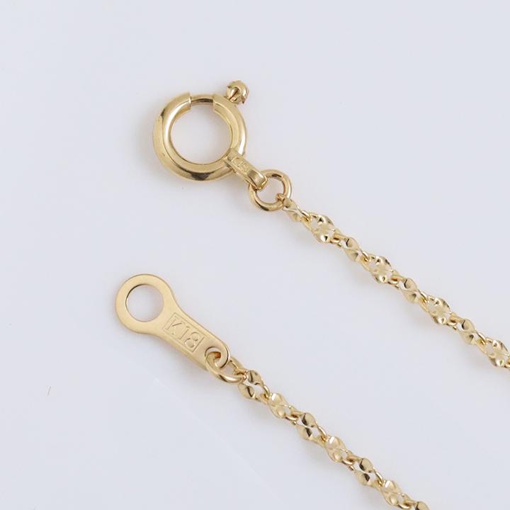 6月土日限定 7%クーポン▼ 18金ネックレス k18 ネックレス 18金 レディース チェーン ネックレスチェーン ブルーム 1.6mm やや細め ペタル 18k | DEVAS | 05