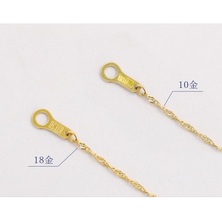 18金ネックレス k18 k10 ネックレス 18金 レディース チェーン ネックレスチェーン スクリューチェーン 0.9mm幅 18k ゴールド シンプル 華奢 18 金 チェーンのみ | DEVAS | 11