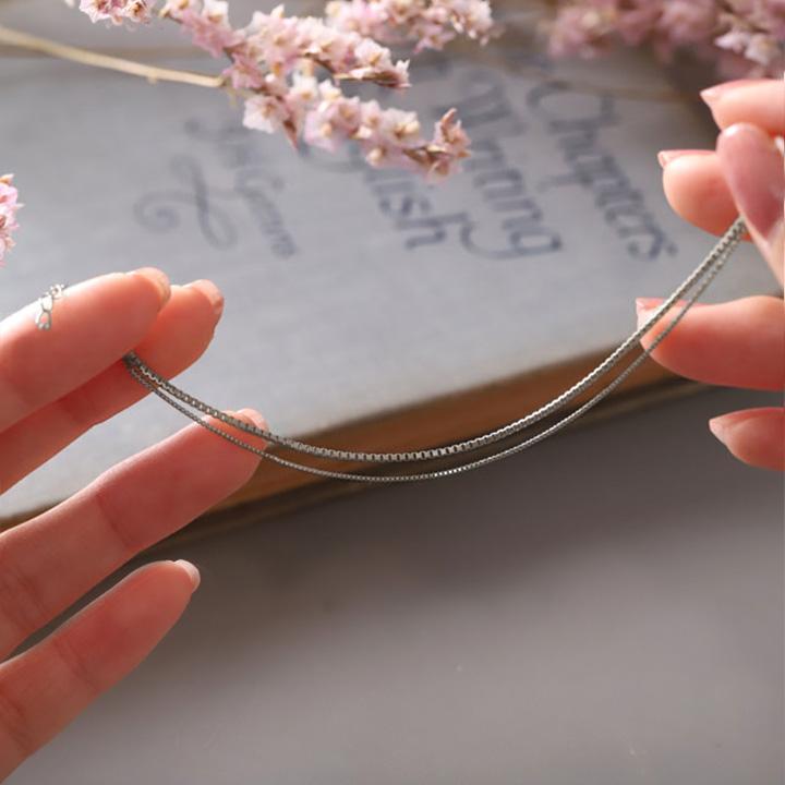 【土日限定3500円OFFクーポン有】 プラチナ ブレスレット PT850 ブレスレット プラチナ レディース 2連 ベネチアンチェーン シンプル レディース | DEVAS | 05