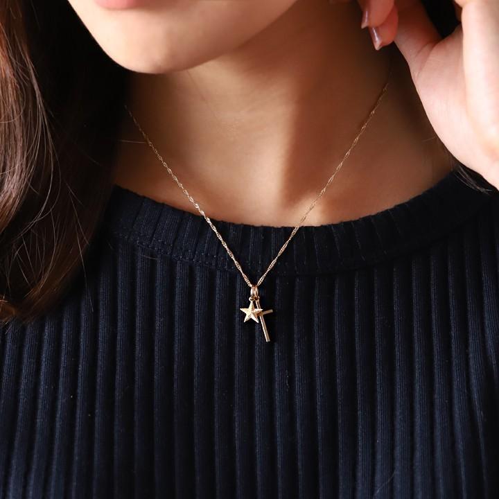 DEVAS ペンダントトップ 18金 k18 18金ネックレス クロス ペンダント
