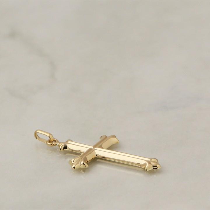 【土日限定1500円OFFクーポン有】 ペンダントトップ 18金 k18 18金ネックレス ペンダント メンズ ゴシック クロス 18k トップ 18金ペンダントトップ | DEVAS | 03