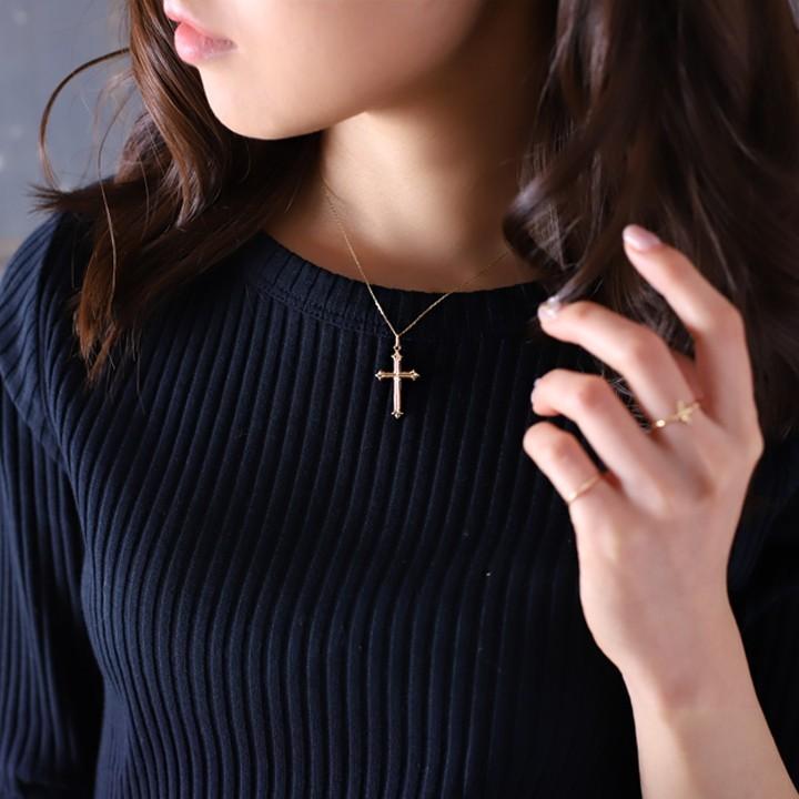 【土日限定1500円OFFクーポン有】 ペンダントトップ 18金 k18 18金ネックレス ペンダント メンズ ゴシック クロス 18k トップ 18金ペンダントトップ | DEVAS | 06