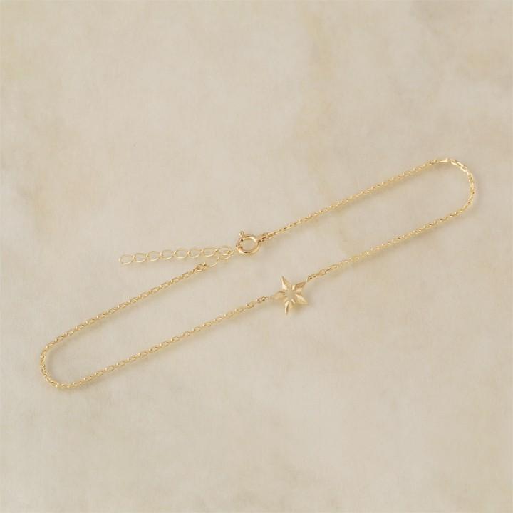 【土日限定2000円OFFクーポン有】 18金 アンクレット k18 18k レディース スター 星 18金アンクレット シンプル 普段使い 18 金 チェーン | DEVAS | 02