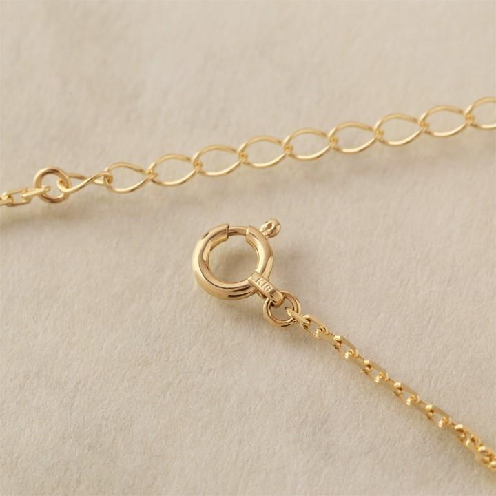 【土日限定2000円OFFクーポン有】 18金 アンクレット k18 18k レディース スター 星 18金アンクレット シンプル 普段使い 18 金 チェーン | DEVAS | 07