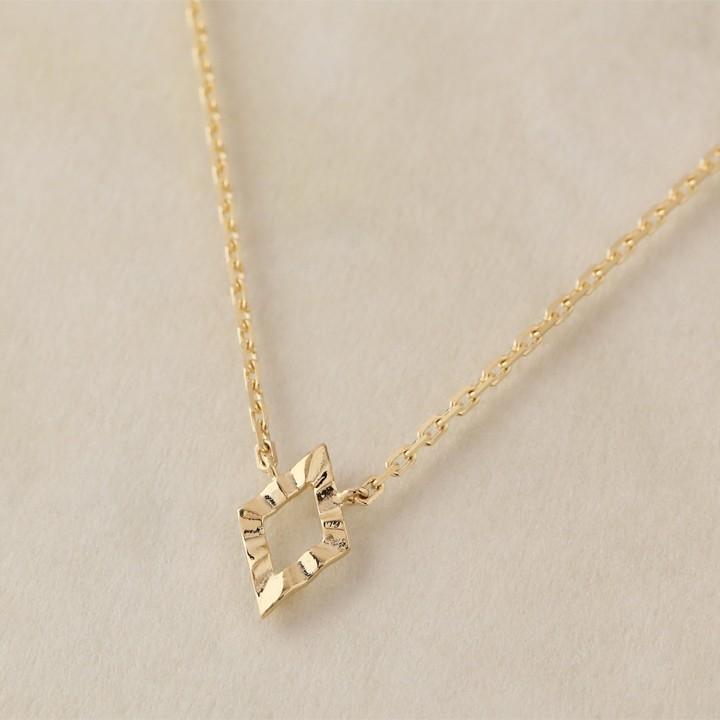 【土日限定2000円OFFクーポン有】 18金 アンクレット k18 18k レディースローンバス ひし形 18金アンクレット シンプル 普段使い 18 金 チェーン | DEVAS | 04