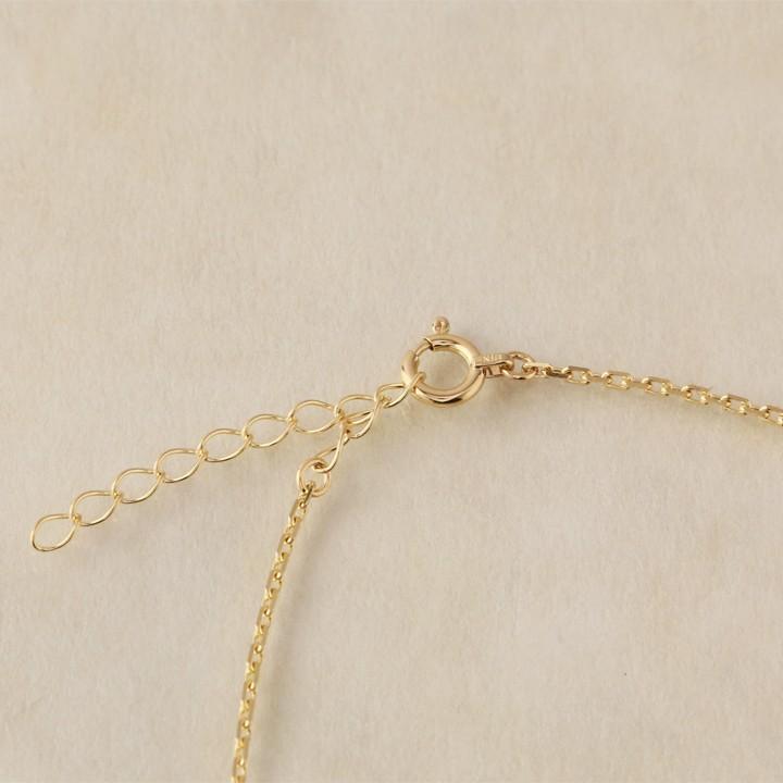 【土日限定2000円OFFクーポン有】 18金 アンクレット k18 18k レディースローンバス ひし形 18金アンクレット シンプル 普段使い 18 金 チェーン | DEVAS | 06