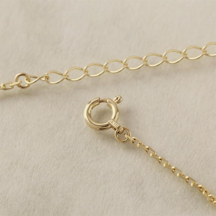 【土日限定2000円OFFクーポン有】 18金 アンクレット k18 18k レディース プチクロス デザイン 18金アンクレット シンプル 普段使い 18 金 チェーン | DEVAS | 08