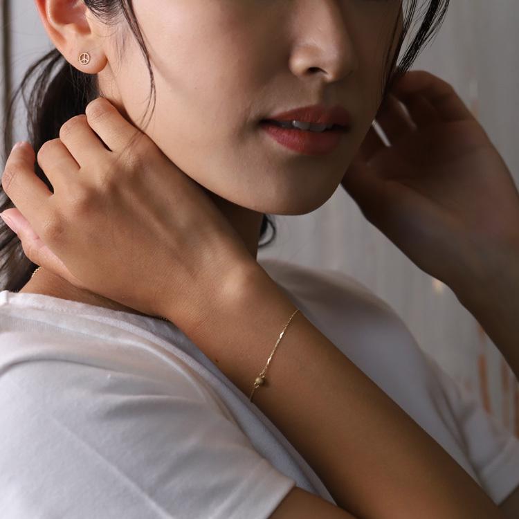 k 18 デザイン ブレスレット k18 18金 ロープ デザイン ブレスレット 8mm 20センチ 太め 男女