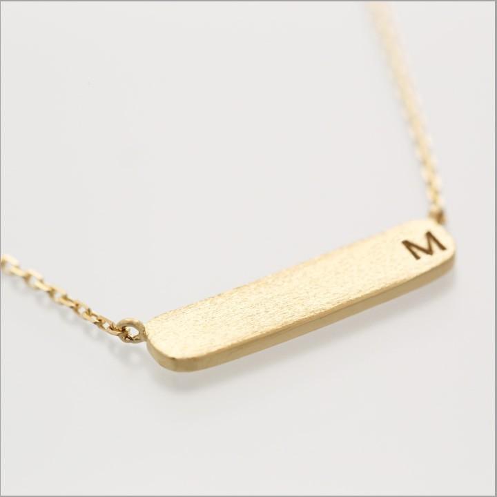 【土日限定2000円OFFクーポン有】 18金 ブレスレット k18 18金ブレスレット 18k レディース プレート 刻印 イニシャル チェーン ブレスレットレディース | DEVAS | 01