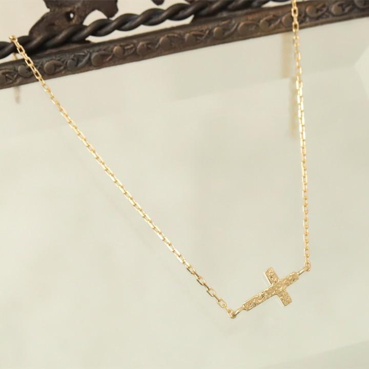 【土日限定1500円OFFクーポン有】 18金 ブレスレット k18 18金ブレスレット 18k レディース クロス あずきチェーン チェーン ブレスレットレディース | DEVAS | 01