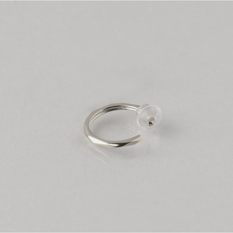 プラチナイヤーカフ プラチナ イヤカフ カット デザイン レディース ノンホール ピアス Pt950 ぷらちな 片耳 ノンホールピアス シンプル 小さめ つけっぱなし | DEVAS | 04