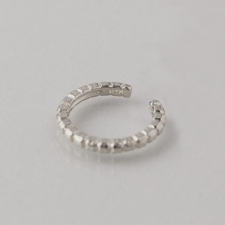 プラチナイヤーカフ プラチナ イヤカフ ブロック スクエア レディース ノンホール ピアス Pt950 片耳 | DEVAS | 07