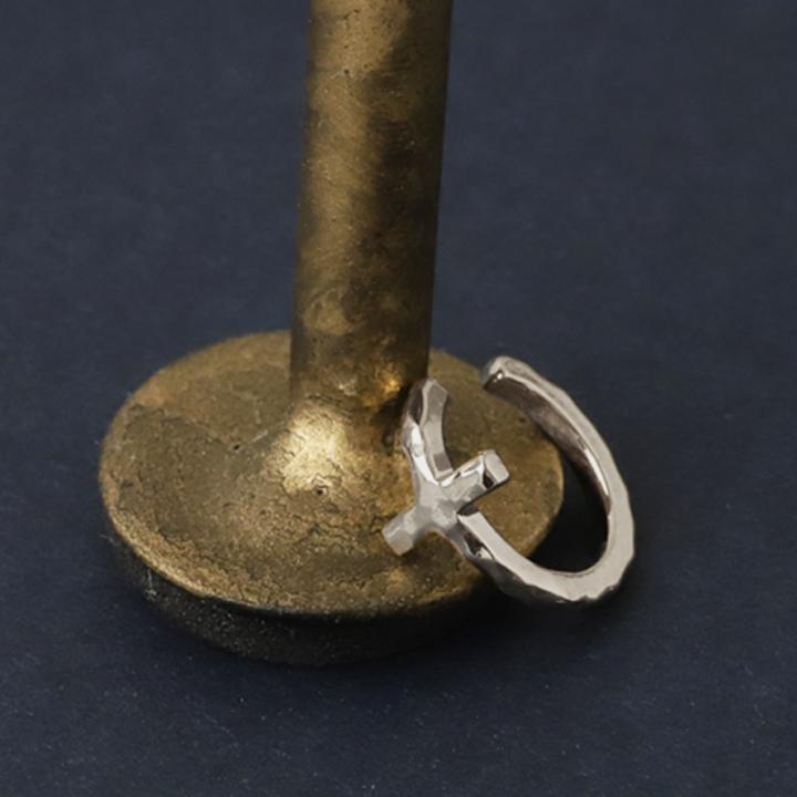 プラチナイヤーカフ プラチナ イヤカフ クロス 十字架 レディース ノンホール ピアス Pt950 片耳 ノンホールピアス シンプル ゴールド 小さめ つけっぱなし | DEVAS | 09