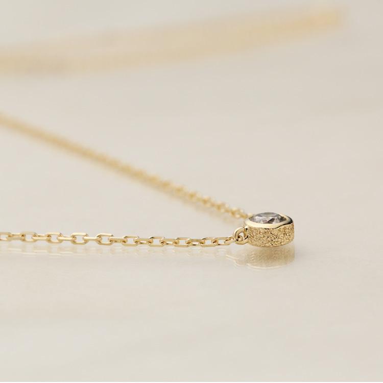 【土日限定5000円OFFクーポン有】 18金ネックレス k18 ネックレス 18金 レディース 一粒ダイヤ ダイヤモンド k18ネックレス 18k あずきチェーン 小豆 | DEVAS | 05