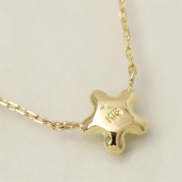 【土日限定2000円OFFクーポン有】 18金ネックレス k18 ネックレス 18金 フラワー 花 花びら プルメリア ダイヤモンド ルビー 18k あずきチェーン 小豆 | DEVAS | 06