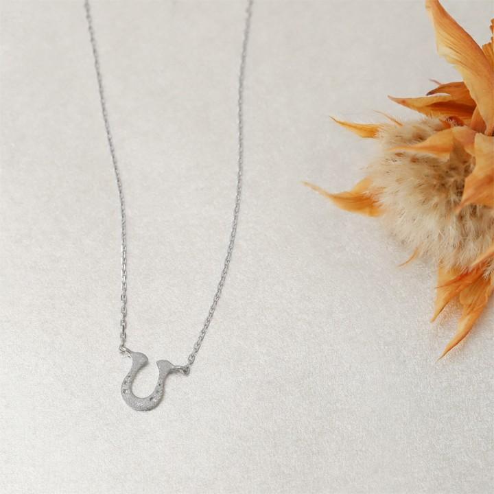 【土日限定2000円OFFクーポン有】 プラチナ ネックレス レディース プラチナネックレス 馬蹄 ホースシュー お守り スターダスト ネックレスレディース | DEVAS | 01