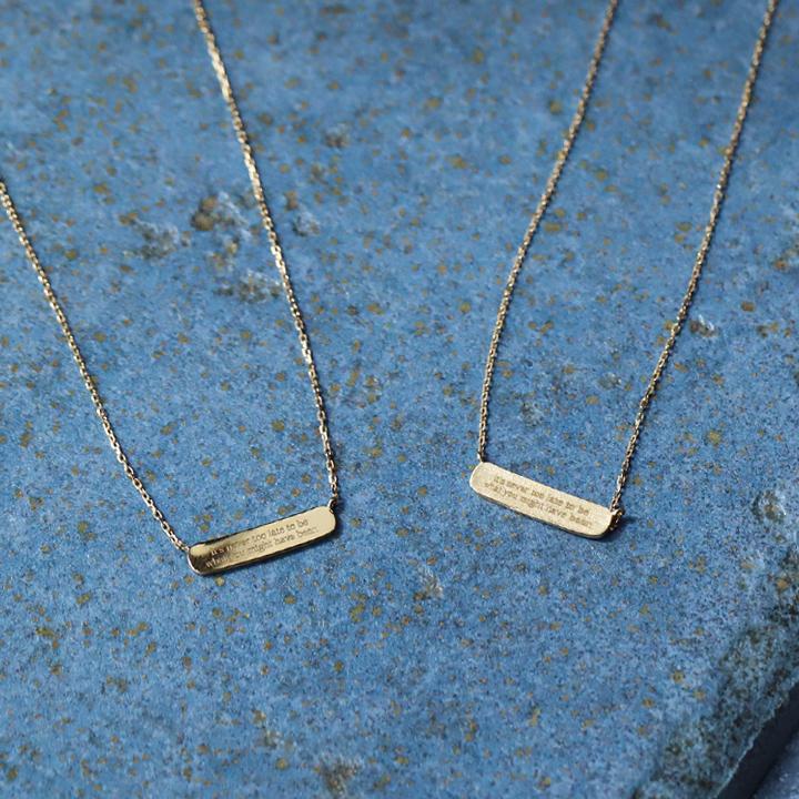 【土日限定5000円OFFクーポン有】 18金ネックレス k18 ネックレス 18金 レディース ピンクゴールド プラチナ 刻印 プレート 18k あずきチェーン 小豆 | DEVAS | 01