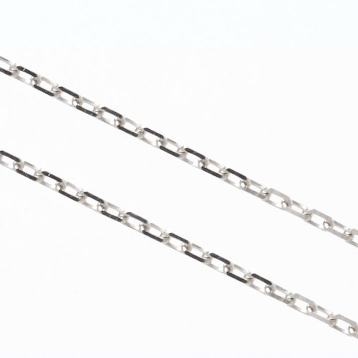 プラチナ ネックレス pt950 ネックレス ネームネックレス レディース 刻印 プレート あずきチェーン プラチナ シンプル バー Pt850 38cm 40cm 45cm | DEVAS | 05