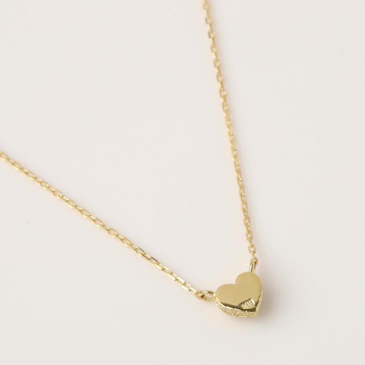 【土日限定3500円OFFクーポン有】 18金ネックレス k18 ネックレス 18金 レディース ハート 立体的 スターダスト k18ネックレス 18k あずきチェーン 小豆 | DEVAS | 05