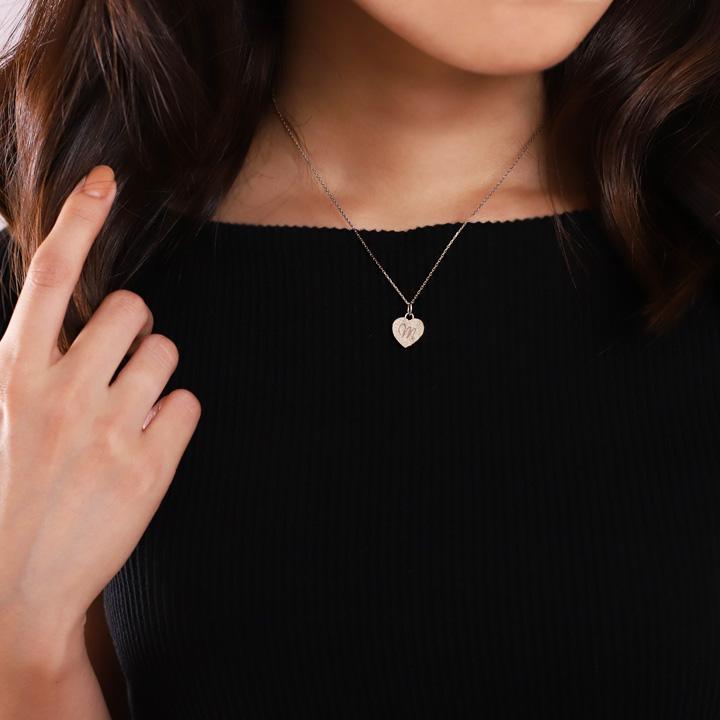 ペンダントトップ プラチナ ネックレス トップ ペンダント レディース PT950 ハート イニシャル プラチナペンダント プラチナネックレストップ | DEVAS | 06