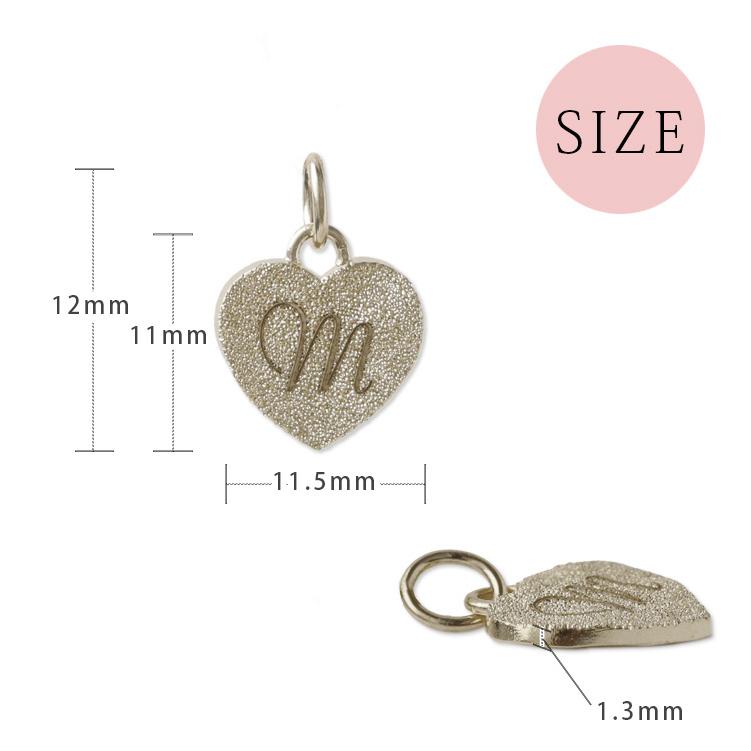 ペンダントトップ プラチナ ネックレス トップ ペンダント レディース PT950 ハート イニシャル プラチナペンダント プラチナネックレストップ | DEVAS | 09