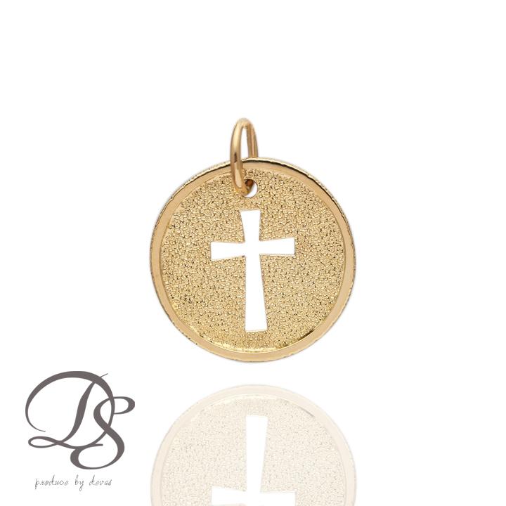 【土日限定3500円OFFクーポン有】 ペンダントトップ 18金 コインペンダント k18 コイン クロス 18金ネックレス レディース 18k ネックレス トップ | DEVAS