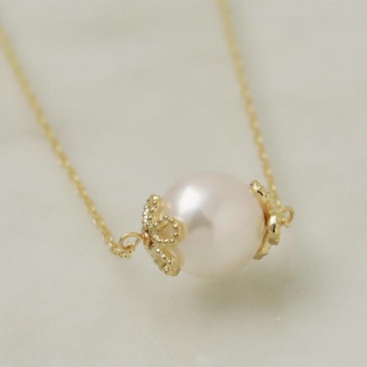 【土日限定3500円OFFクーポン有】 18金ネックレス k18 ネックレス 18金 レディース 本真珠 アコヤパール パールネックレス セレモニー 18k | DEVAS | 03