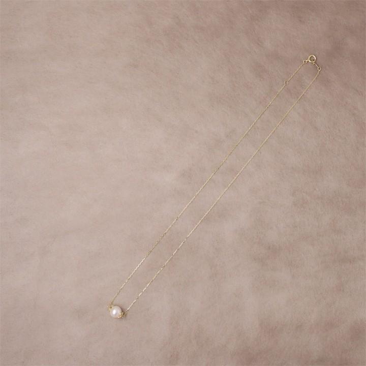 【土日限定3500円OFFクーポン有】 18金ネックレス k18 ネックレス 18金 レディース 本真珠 アコヤパール パールネックレス セレモニー 18k | DEVAS | 04