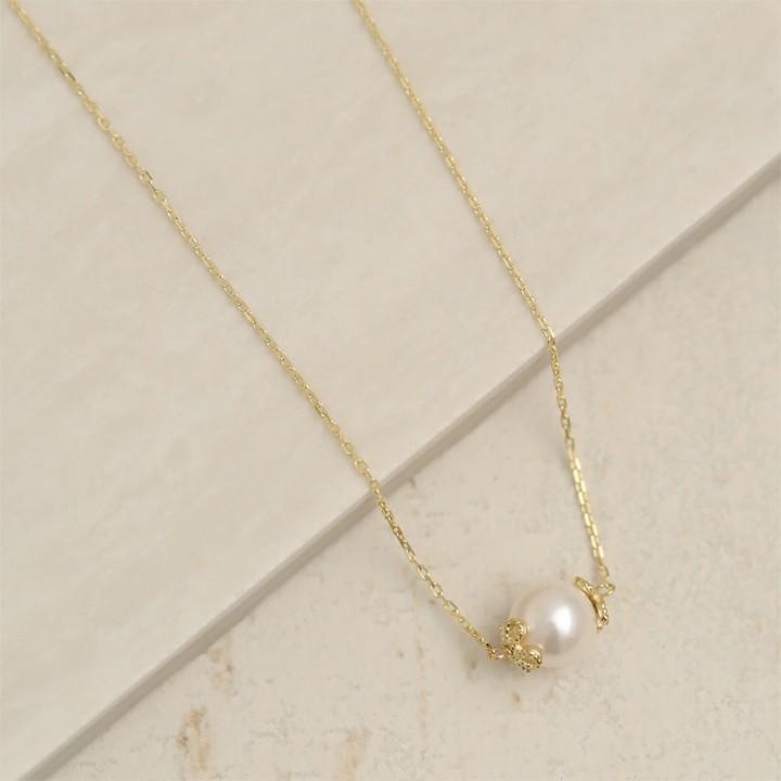 【土日限定3500円OFFクーポン有】 18金ネックレス k18 ネックレス 18金 レディース 本真珠 アコヤパール パールネックレス セレモニー 18k | DEVAS | 05