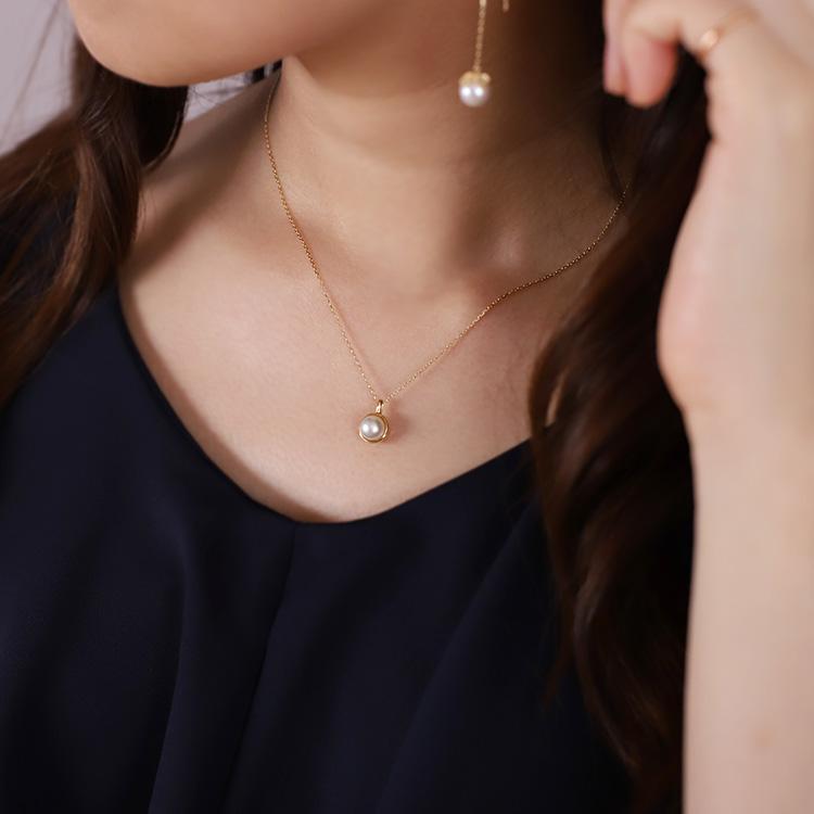 【土日限定2000円OFFクーポン有】 ペンダントトップ 18金 k18 18金ネックレス ペンダント レディース 本真珠 アコヤ パール 18k 18金ペンダントトップ | DEVAS | 04