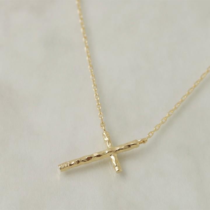 【土日限定2000円OFFクーポン有】 18金ネックレス k18 ネックレス 18金 レディース クロス 十字架 クロスネックレス 18k シンプル あずきチェーン 小豆 | DEVAS | 05