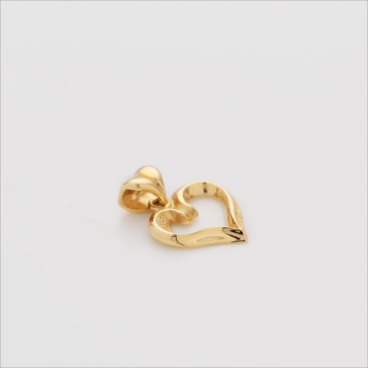 【土日限定2000円OFFクーポン有】 ペンダントトップ 18金 k18 18金ネックレス ペンダント レディース ハート オープンハート 18k 18金ペンダントトップ | DEVAS | 02