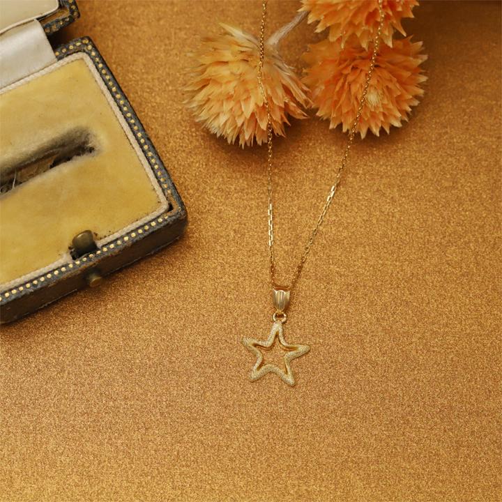 【土日限定2000円OFFクーポン有】 ペンダントトップ 18金 k18 18金ネックレス ペンダント レディース オープン スター 星 18k 18金ペンダントトップ | DEVAS | 01