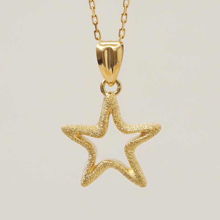 【土日限定2000円OFFクーポン有】 ペンダントトップ 18金 k18 18金ネックレス ペンダント レディース オープン スター 星 18k 18金ペンダントトップ | DEVAS | 02