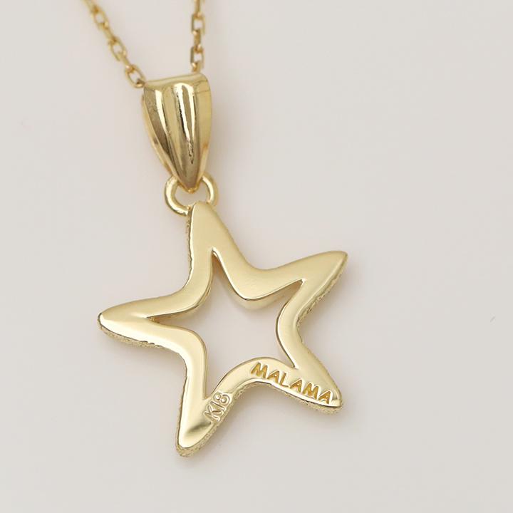 【土日限定2000円OFFクーポン有】 ペンダントトップ 18金 k18 18金ネックレス ペンダント レディース オープン スター 星 18k 18金ペンダントトップ | DEVAS | 04