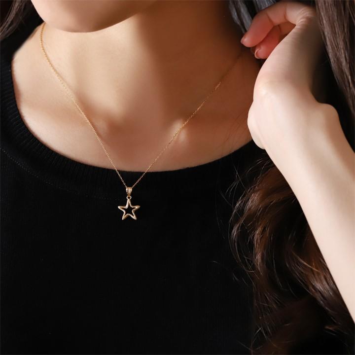 【土日限定2000円OFFクーポン有】 ペンダントトップ 18金 k18 18金ネックレス ペンダント レディース オープン スター 星 18k 18金ペンダントトップ | DEVAS | 06