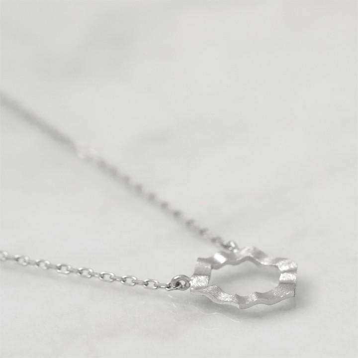 プラチナ ネックレス レディース プラチナネックレス PT950 六角形 ヘキサゴン 波目 シンプル あずきチェーン 華奢 細い 39cm 40cm 45cm ネックレスレディース | DEVAS | 03