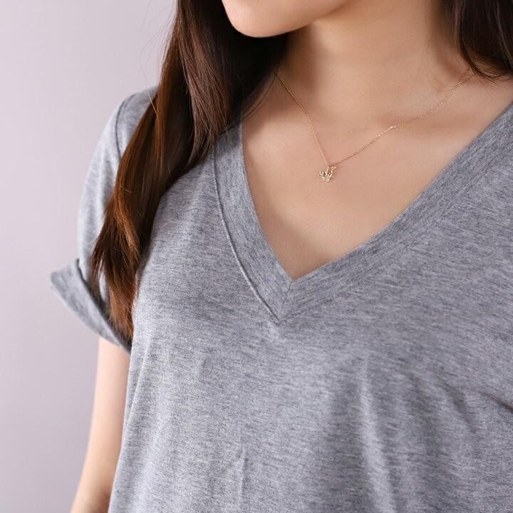 【土日限定3500円OFFクーポン有】 18金ネックレス k18 ネックレス 18金 レディース サンゴ 珊瑚 コーラル マリン 海 お守り 18k あずきチェーン 小豆 | DEVAS | 06