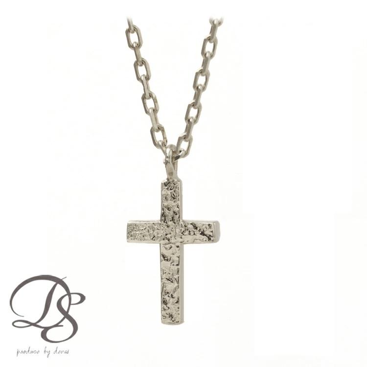 ペンダントトップ プラチナ ネックレス トップ ペンダント レディース Pt950 レディース クロス クロスネックレス ダメージ プラチナペンダント あずきチェーン | DEVAS