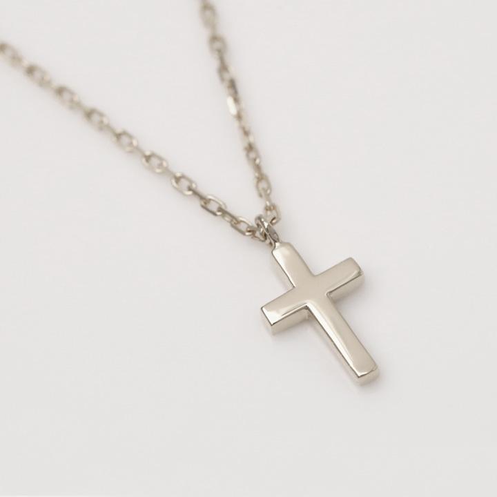 ペンダントトップ プラチナ ネックレス トップ ペンダント レディース Pt950 レディース クロス クロスネックレス ダメージ プラチナペンダント あずきチェーン | DEVAS | 06