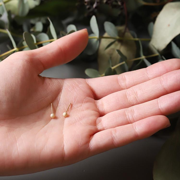 日曜200円OFFクーポン有▼ 18金 ピアス k18 18金ピアス 18k プチボール 丸 シンプル k18ピアス ピンクゴールド レディース ピアス18金 地金 ゴールド 18kピアス | DEVAS | 11