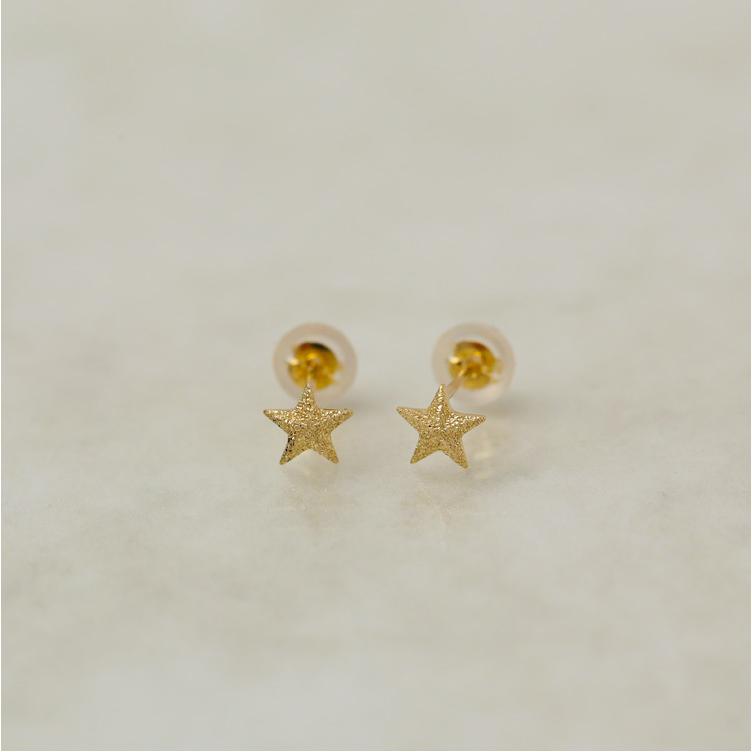 18金 ピアス k18 18金ピアス 18k 星 スター シンプル k18ピアス レディース ピアス18金 地金 ゴールド 18kピアス 小さめ つけっぱなし 両耳 セット｜devas｜03