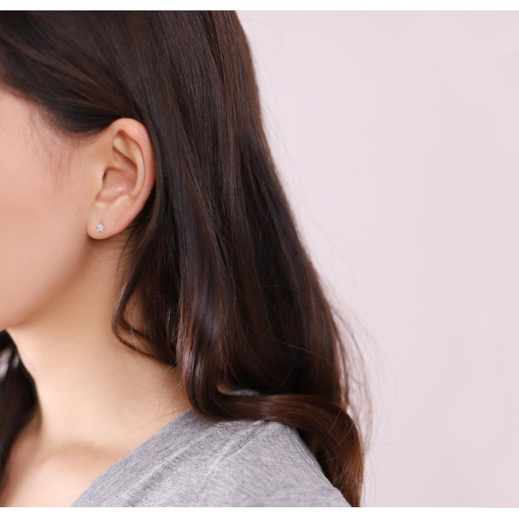 18金 ピアス k18 18金ピアス 18k プチ スター 星 シンプル k18ピアス レディース ピアス18金 地金 ゴールド 18kピアス 小さめ つけっぱなし 両耳 セット | DEVAS | 03