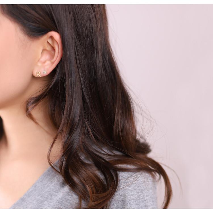 18金 ピアス k18 18金ピアス 18k プチ スター 星 シンプル k18ピアス レディース ピアス18金 地金 ゴールド 18kピアス 小さめ つけっぱなし 両耳 セット | DEVAS | 08