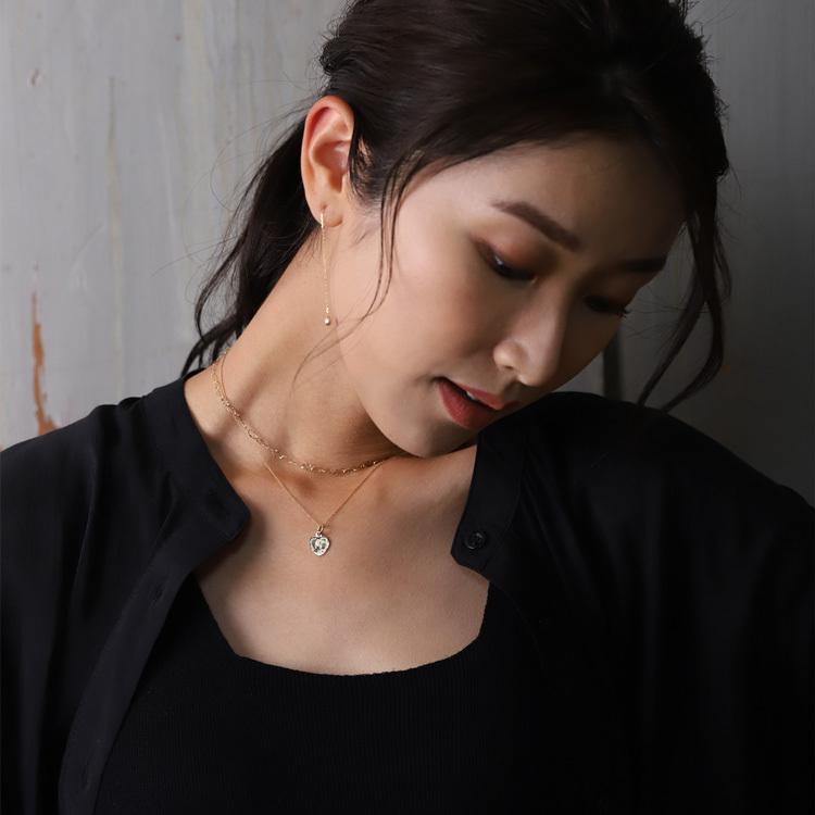 【土日限定3500円OFFクーポン有】 18金 ピアス k18 揺れる アメリカンピアス 18k ダイヤモンド 計0.2ct 18金ピアス k18ピアス レディース ピアス18金 | DEVAS | 08