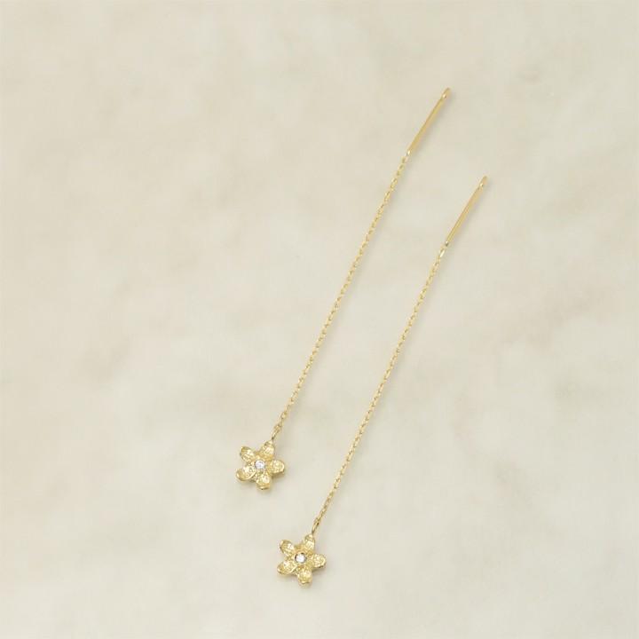 【土日限定2000円OFFクーポン有】 18金 ピアス k18 揺れる アメリカンピアス 18k ダイヤ ルビー 18金ピアス k18ピアス レディース ピアス18金 両耳 | DEVAS | 02