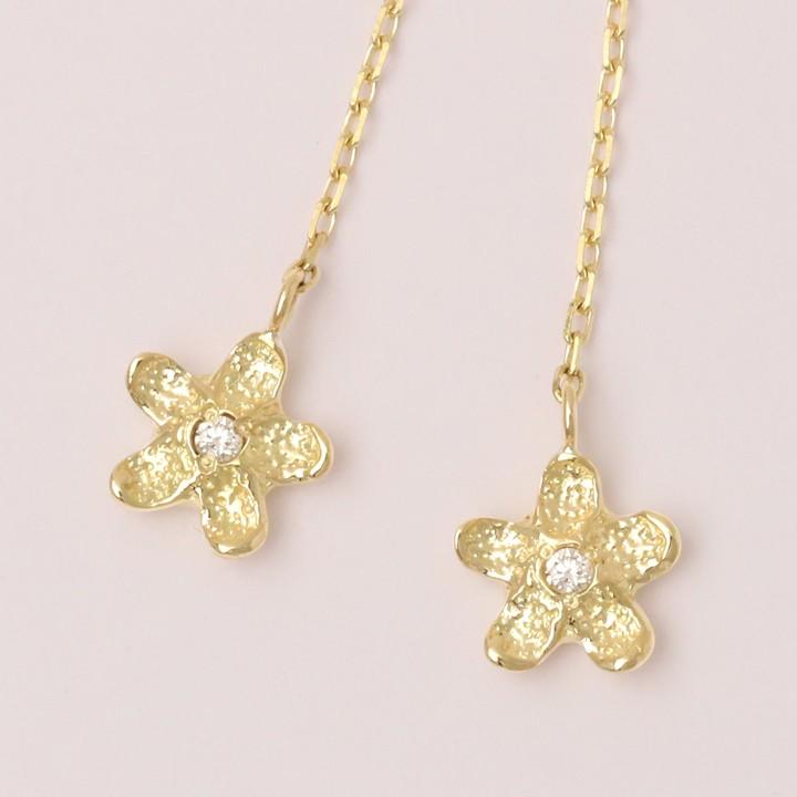 【土日限定2000円OFFクーポン有】 18金 ピアス k18 揺れる アメリカンピアス 18k ダイヤ ルビー 18金ピアス k18ピアス レディース ピアス18金 両耳 | DEVAS | 03