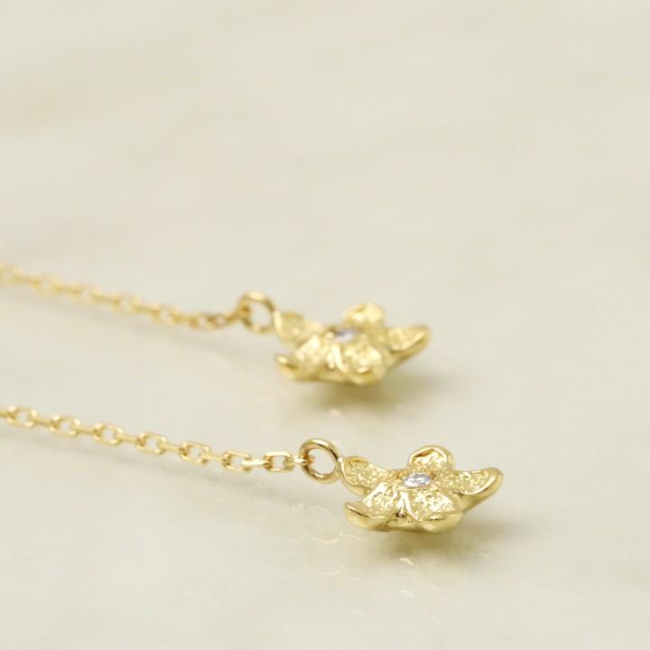 【土日限定2000円OFFクーポン有】 18金 ピアス k18 揺れる アメリカンピアス 18k ダイヤ ルビー 18金ピアス k18ピアス レディース ピアス18金 両耳 | DEVAS | 04